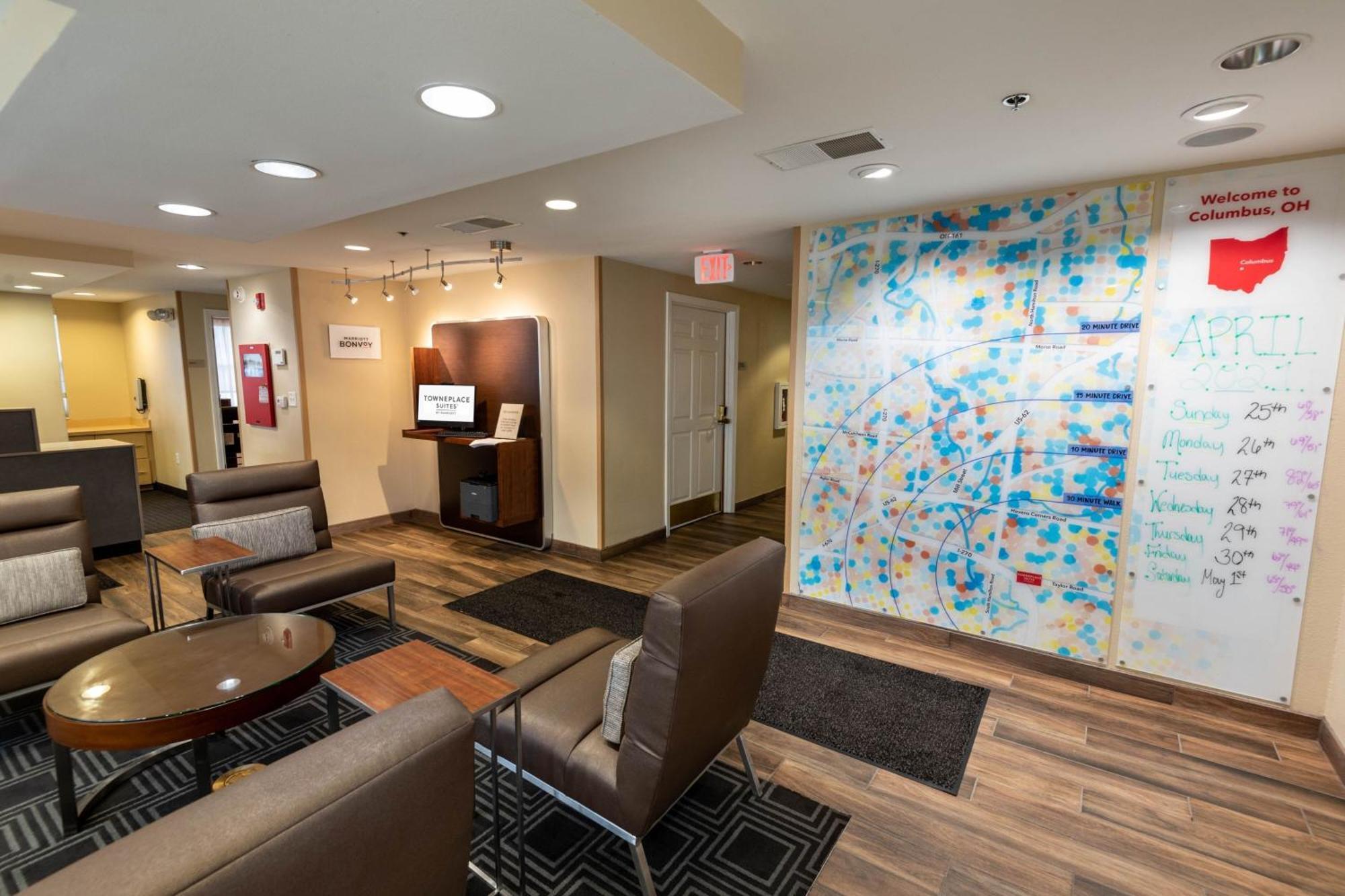 ทาวน์เพลซ สวีท โคลัมบัส แอร์พอร์ต กาฮันนา Hotel Gahanna ภายนอก รูปภาพ